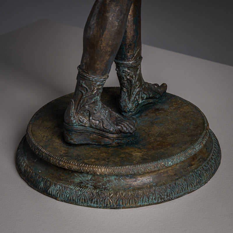 Bronze of Narcissus after the Antique, 20th Century