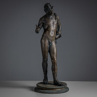 Bronze of Narcissus after the Antique, 20th Century