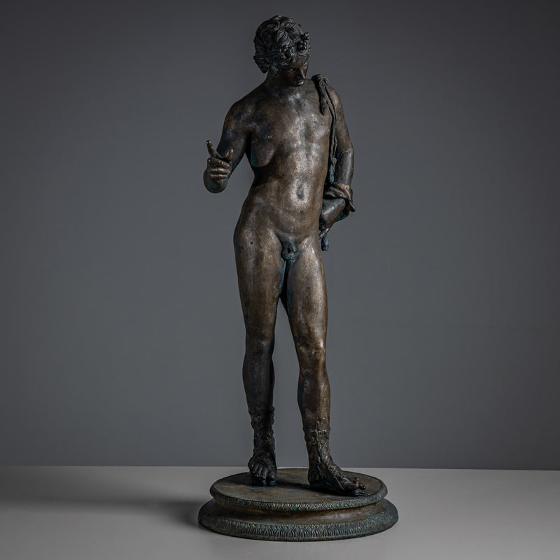 Bronze of Narcissus after the Antique, 20th Century