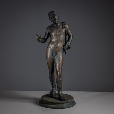 Bronze of Narcissus after the Antique, 20th Century