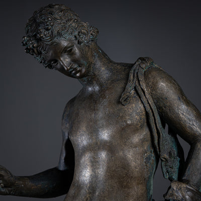 Bronze of Narcissus after the Antique, 20th Century