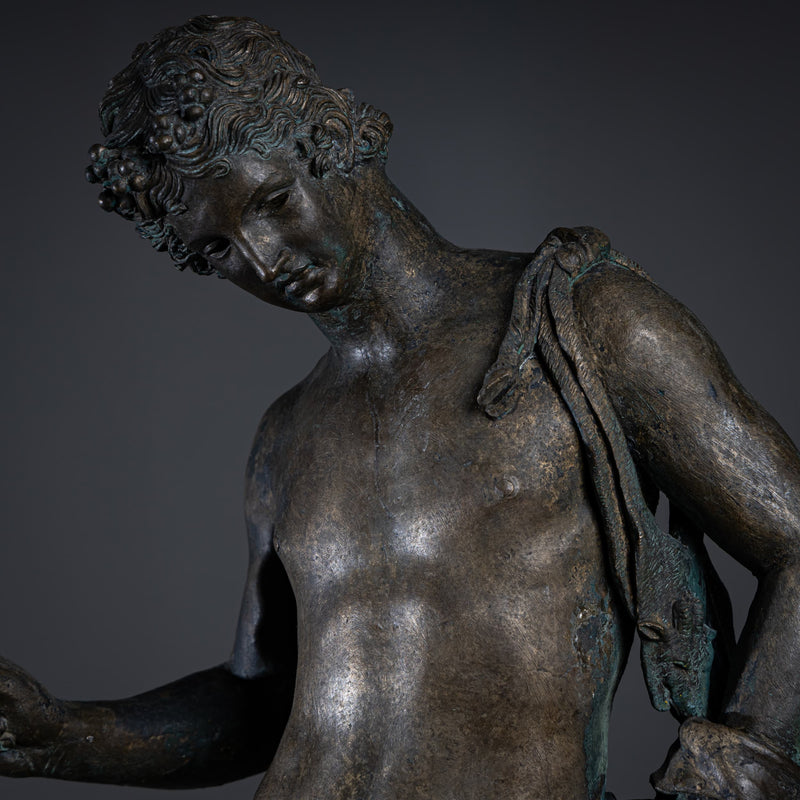Bronze of Narcissus after the Antique, 20th Century