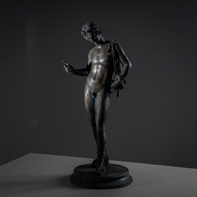 Bronze of Narcissus after the Antique, 20th Century