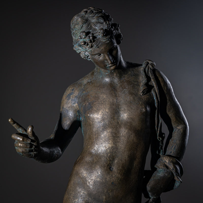 Bronze of Narcissus after the Antique, 20th Century
