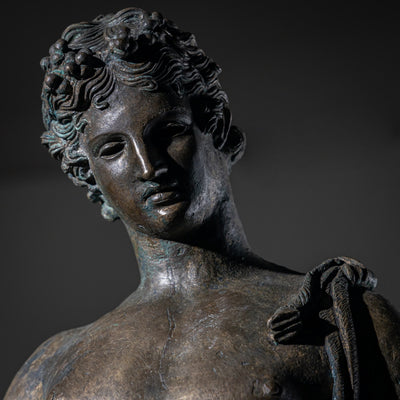 Bronze of Narcissus after the Antique, 20th Century