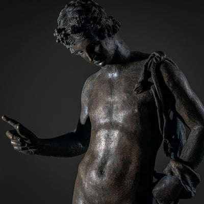 Bronze of Narcissus after the Antique, 20th Century