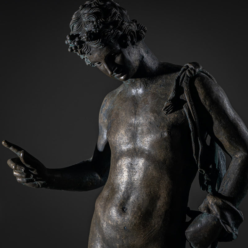 Bronze of Narcissus after the Antique, 20th Century