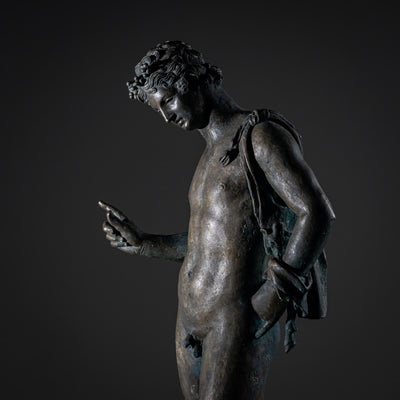 Bronze of Narcissus after the Antique, 20th Century