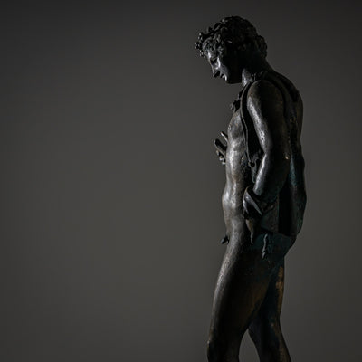 Bronze of Narcissus after the Antique, 20th Century