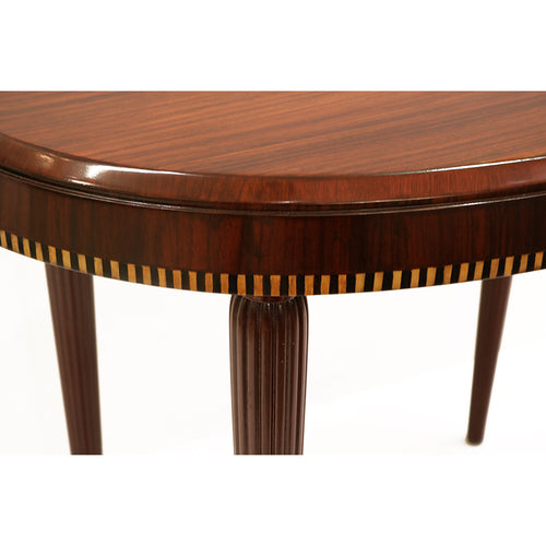 Art Deco Oval Lamp Table