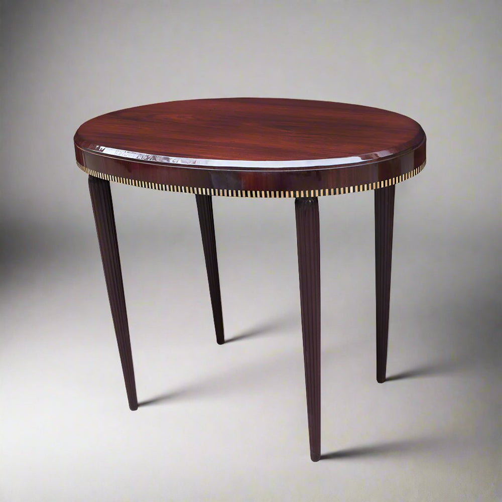 Art Deco Oval Lamp Table