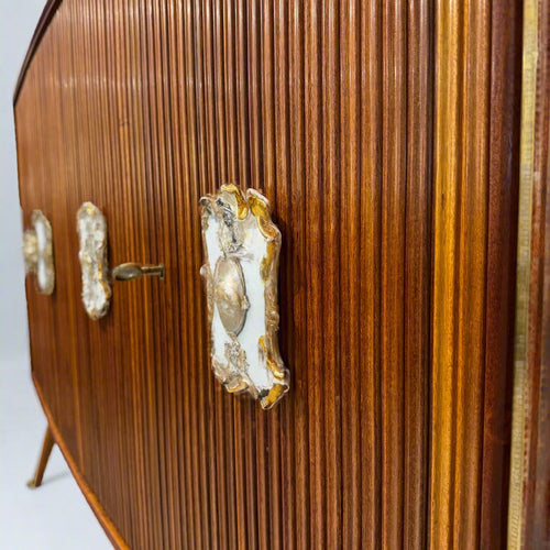 Modernist Four Door Cabinet by Osvaldo Borsani