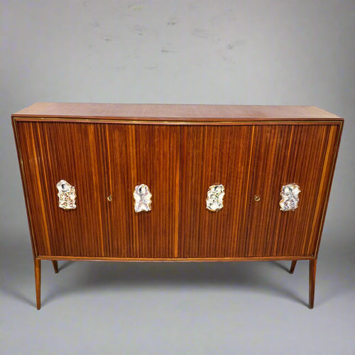 Modernist Four Door Cabinet by Osvaldo Borsani