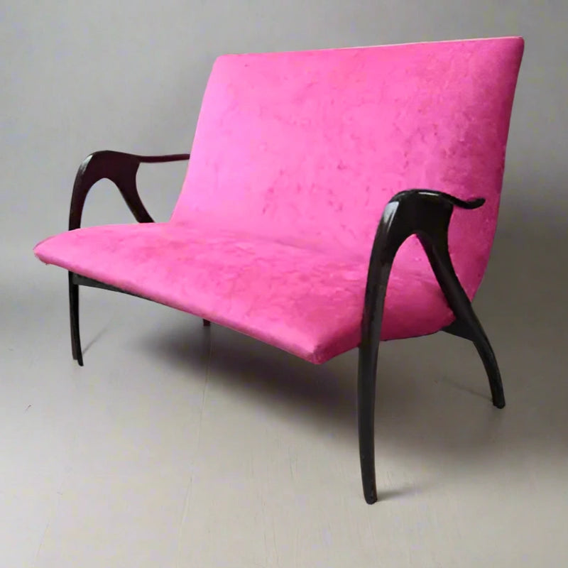 Sculptural Italian Mid-Century Setee