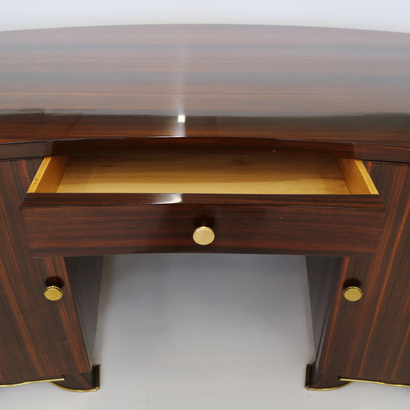 Art Deco Executive Desk, France 1940s