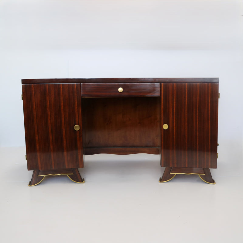 Art Deco Executive Desk, France 1940s