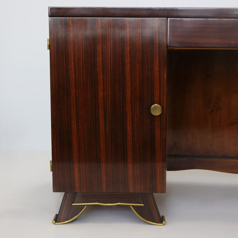 Art Deco Executive Desk, France 1940s