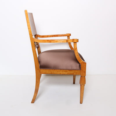 Pair Of Neoclassical Armchairs