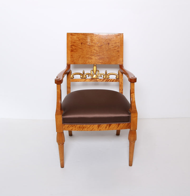 Pair Of Neoclassical Armchairs