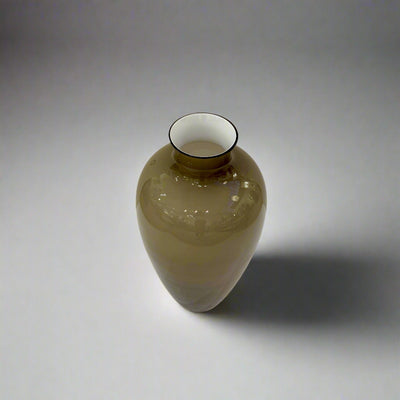 Cinese Italian Art Glass Vase Italy circa 1980