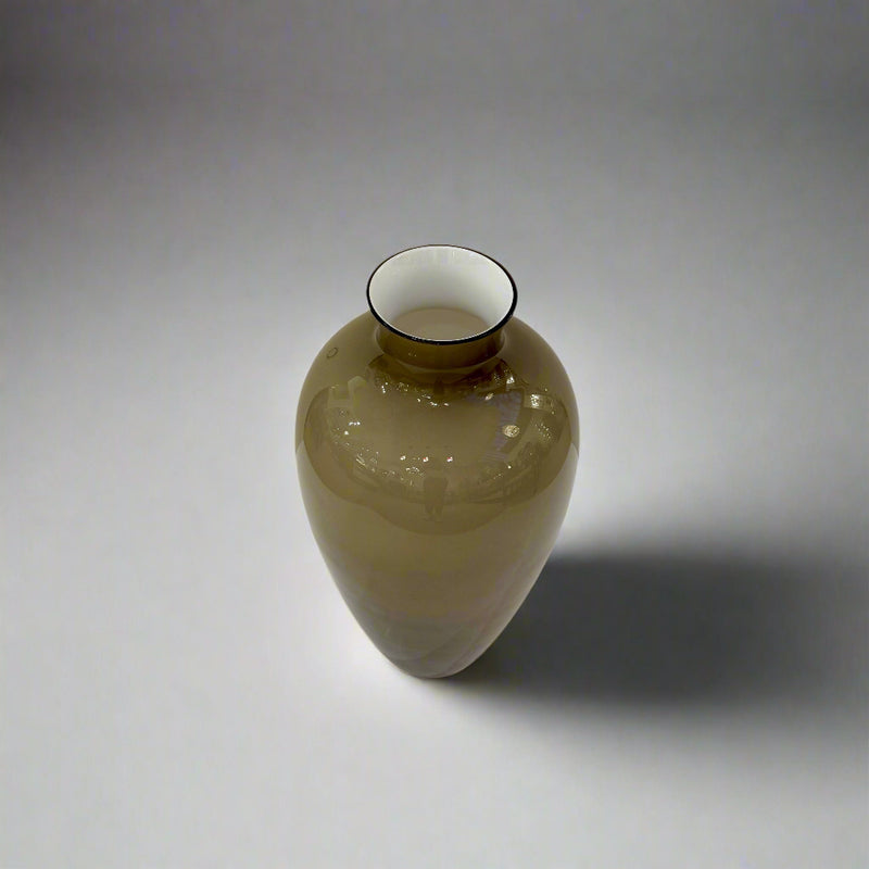 Cinese Italian Art Glass Vase Italy circa 1980
