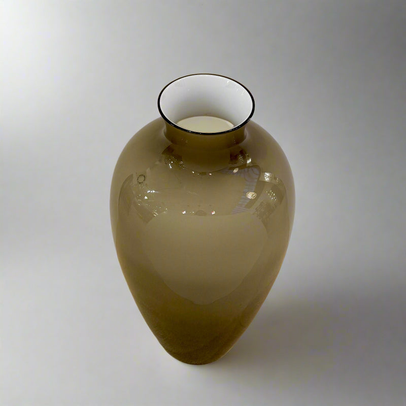 Cinese Italian Art Glass Vase Italy circa 1980