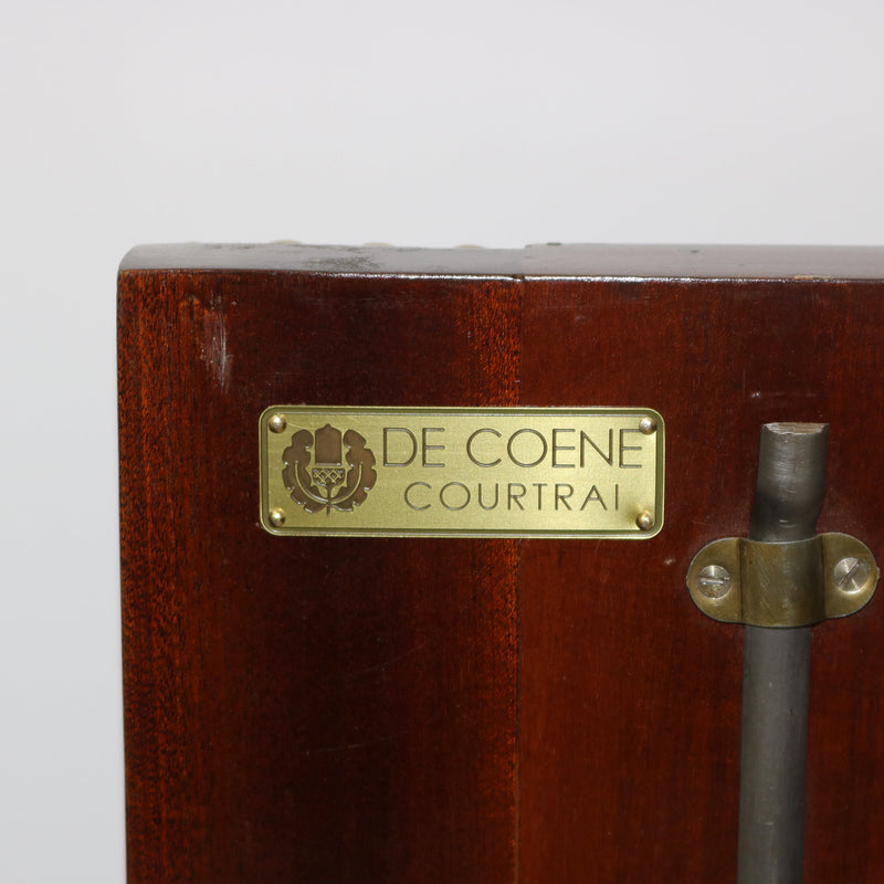 DE COENE FRÈRES Neoclassical Mahogany Desk Belgium 1940