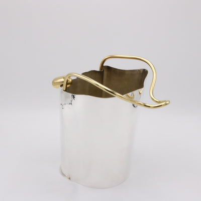 Borek Sipek Cleto Munari Sterling Silver Champagne Cooler Bucket Italy circa 1990