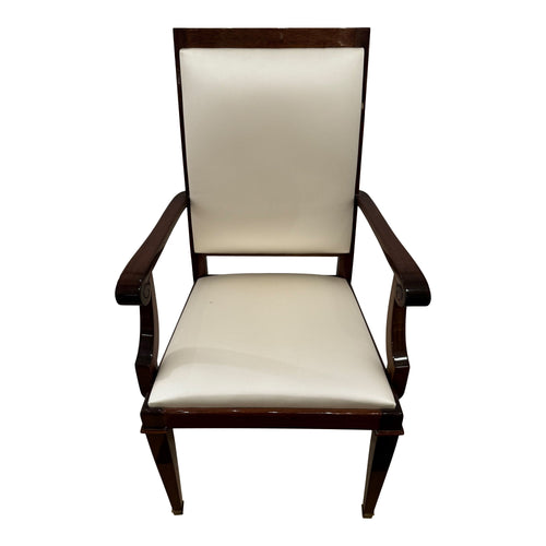 Art Deco Period Mahogany Arm Chair France circa 1930