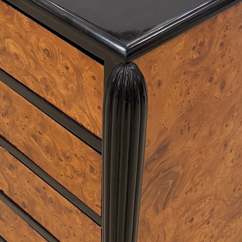 Art Deco Amboyna Chest of Drawers France 1930