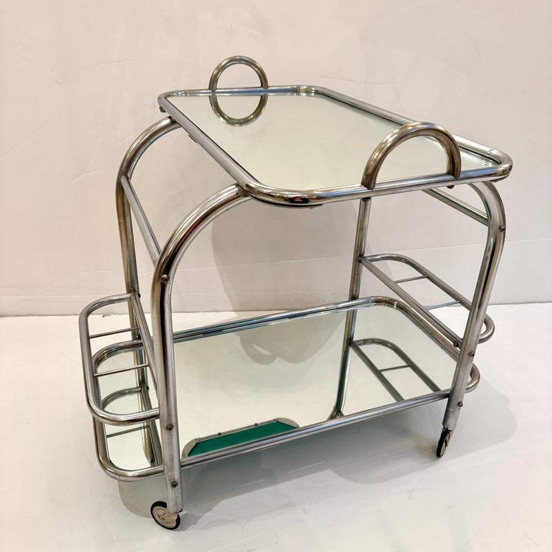 Art Deco Bar Cart Designed by Robert Mallet-Stevens, France 1930&