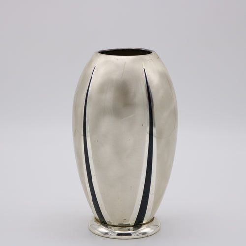 Art Deco Period WMF Ikora Metal Vase Germany 1930