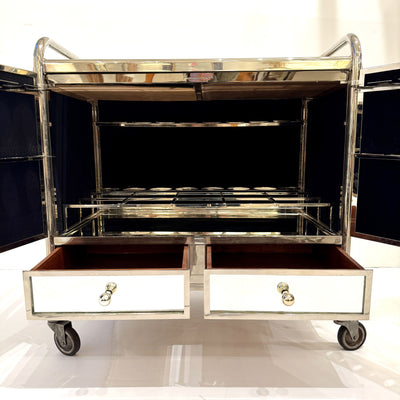 Art Deco Bar Cart, France 1930s