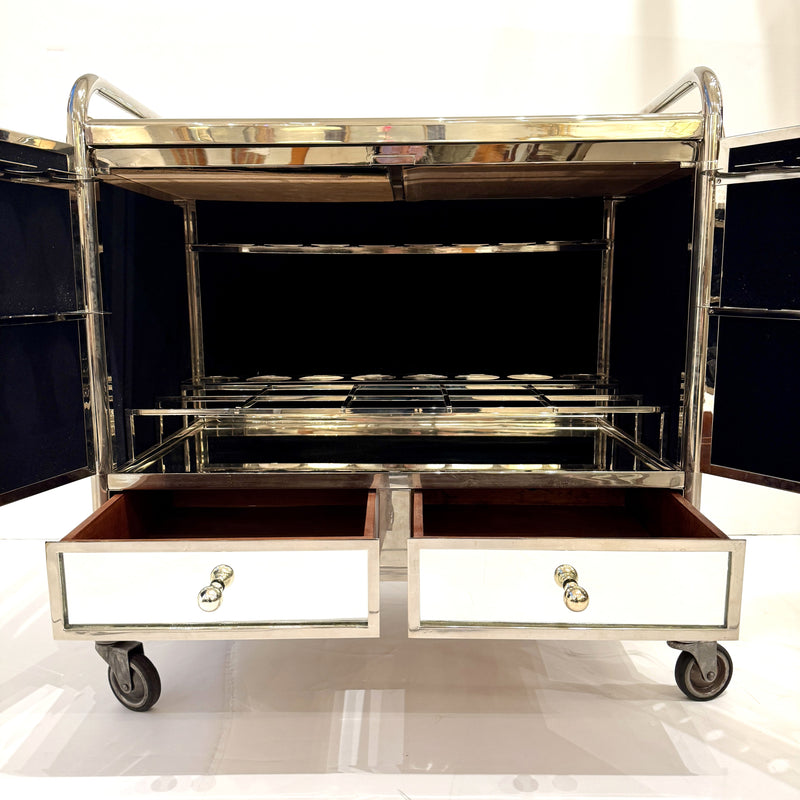 Art Deco Bar Cart, France 1930s