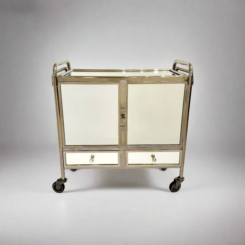 Art Deco Bar Cart, France 1930s