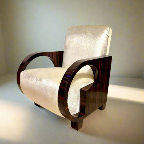 Art Deco Style Fauteuil Inspired by Dominique