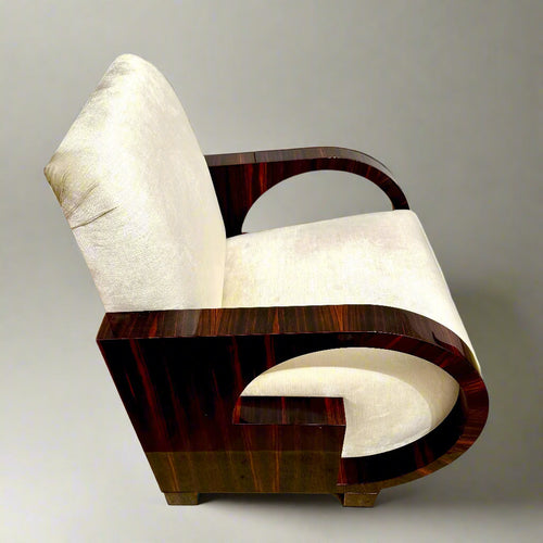 Art Deco Style Fauteuil Inspired by Dominique