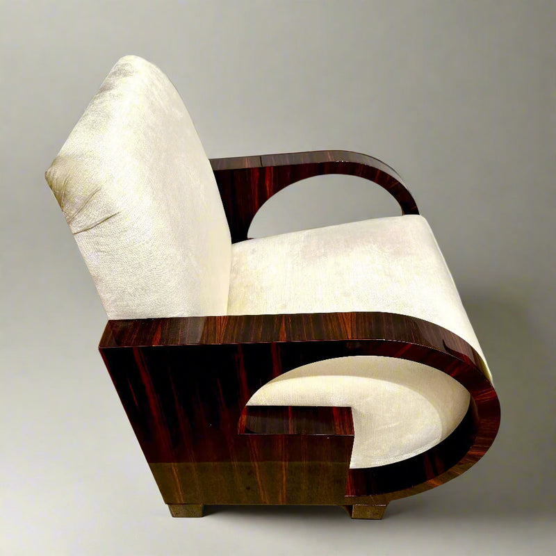 Art Deco Style Fauteuil Inspired by Dominique