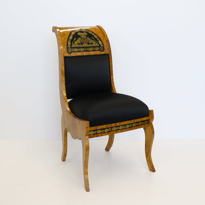 Fine Pair Of Neoclassical Side Chairs, c1850