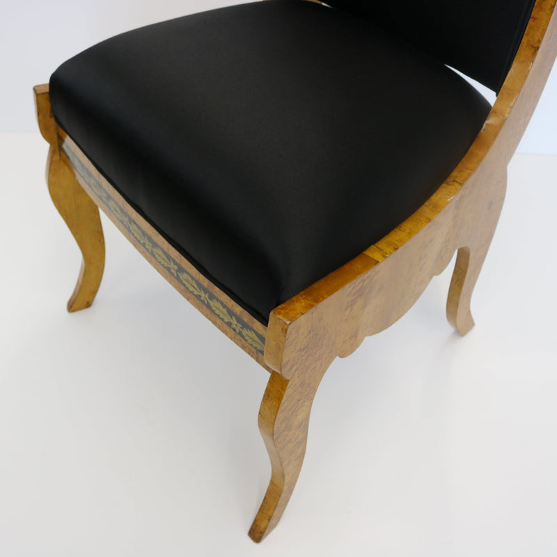 Fine Pair Of Neoclassical Side Chairs, c1850