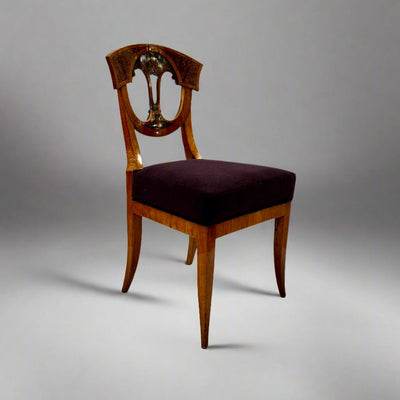 Set of Six Biedermeier Side Chairs, Franconia, South Germany circa 1820