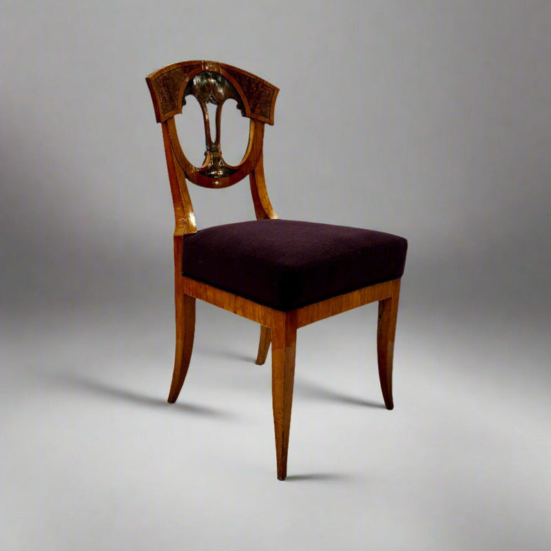 Set of Six Biedermeier Side Chairs, Franconia, South Germany circa 1820