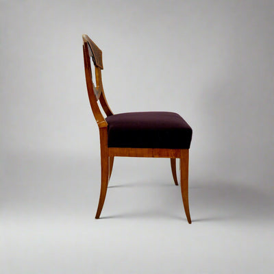 Set of Six Biedermeier Side Chairs, Franconia, South Germany circa 1820