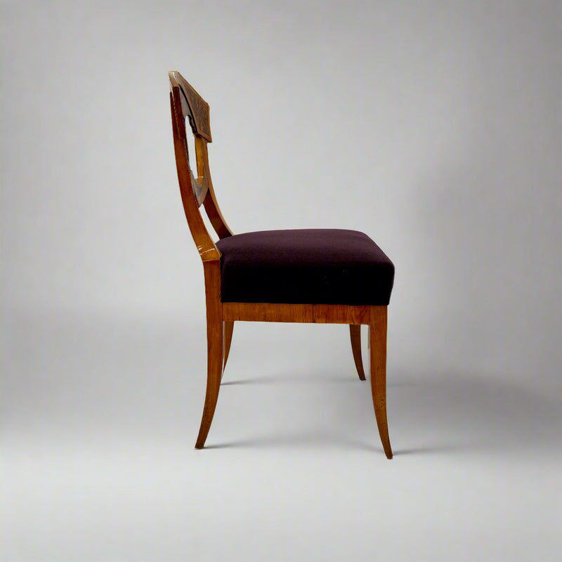 Set of Six Biedermeier Side Chairs, Franconia, South Germany circa 1820