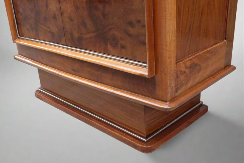 Majorelle Designed Art Deco Tall Two Door Cabinet