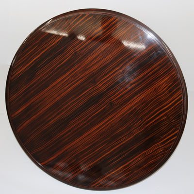 French Art Deco Round Coffee Cocktail Table, France, circa 1930