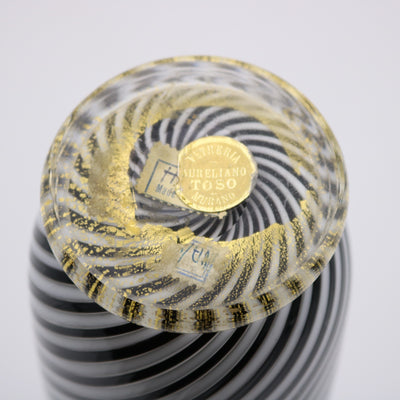 Mezza Filigrana ' Murano Glass Vase by Dino Martens