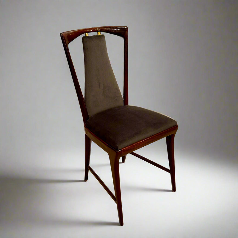 Set of Six Osvaldo Borsani Dining Chairs