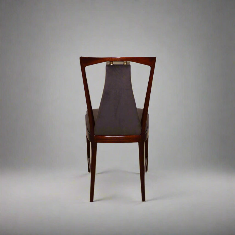 Set of Six Osvaldo Borsani Dining Chairs, Italy 1949