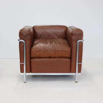 Pair of Vintage LC2 Corbusier Armchairs